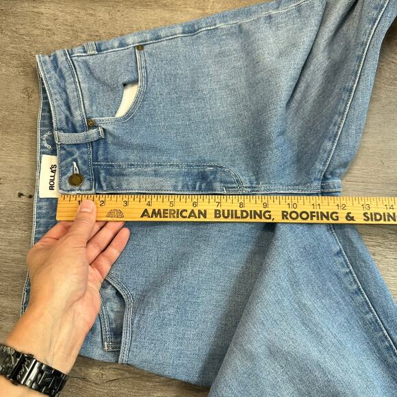 Rolla's Dusters High Rise Slim Jeans Busted Knees 26 - Picture 11 of 14